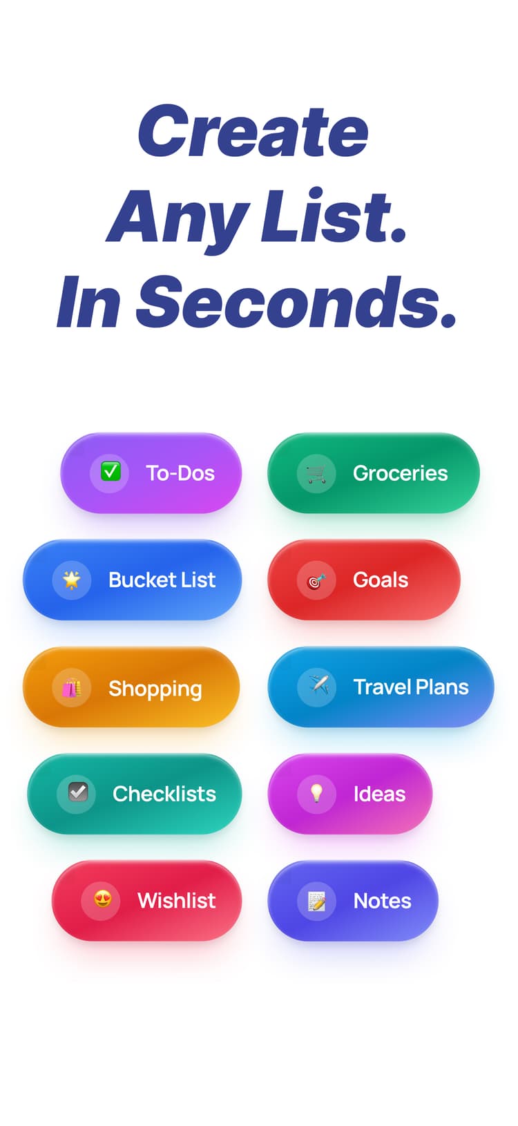 ListKit – Smart List Maker screenshot 1